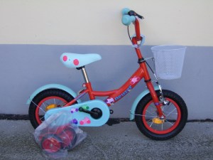 kerekpar 12-es bubbles piros